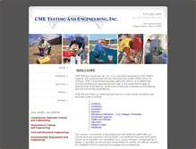 Tablet Screenshot of cmetesting.com